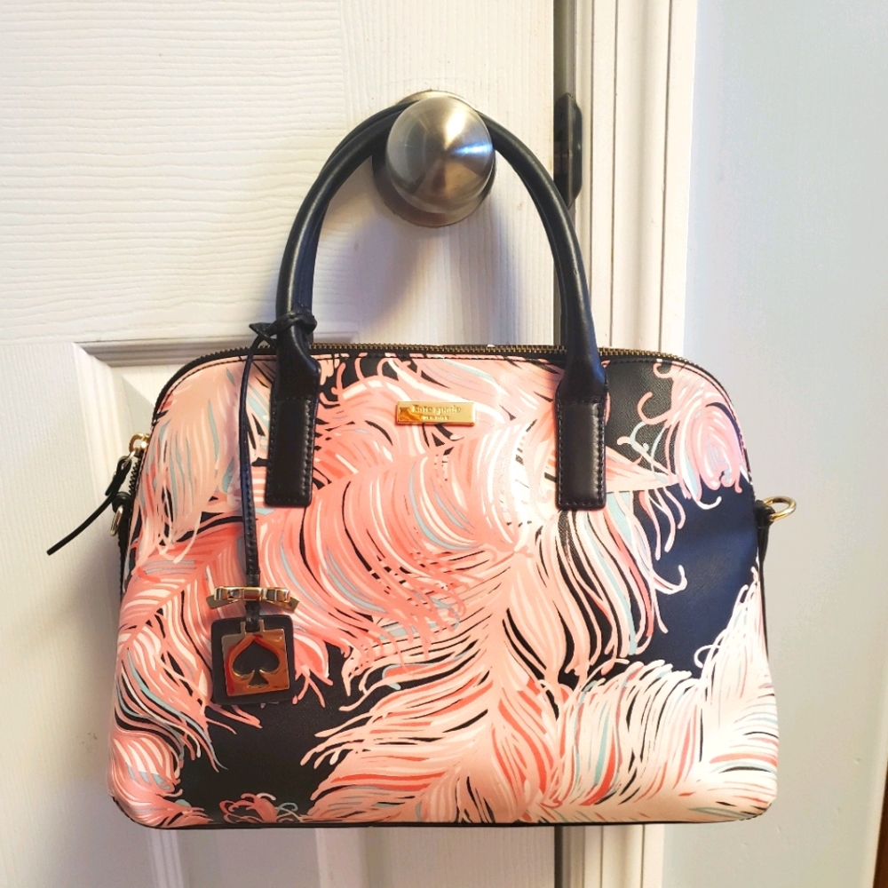 Kate Spade Pink Feather Purse